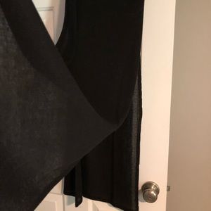 Black bathing suit cover up